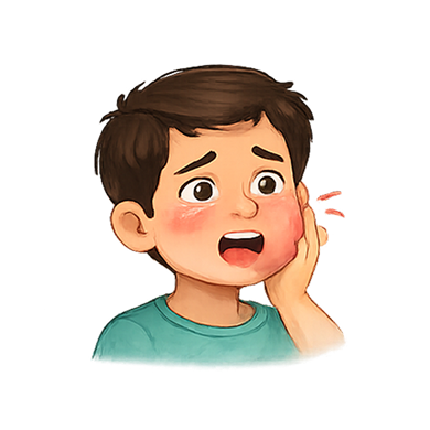 Swelling of face or jaw