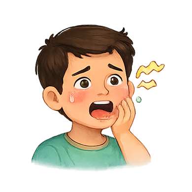 Toothache or severe pain